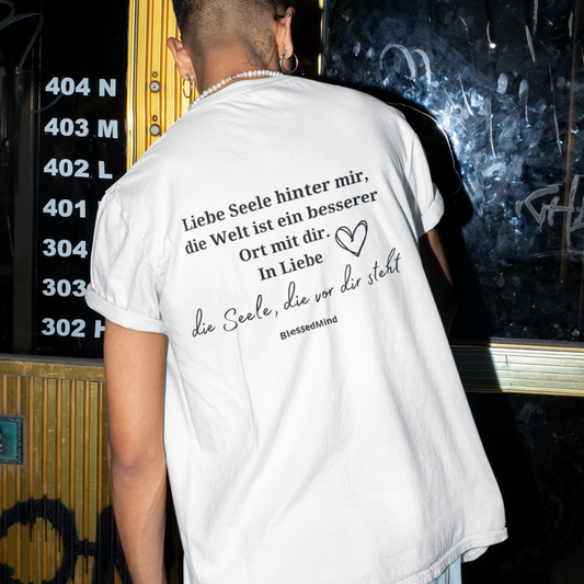 Liebe Seele hinter mir... - Herren Premium Organic Shirt