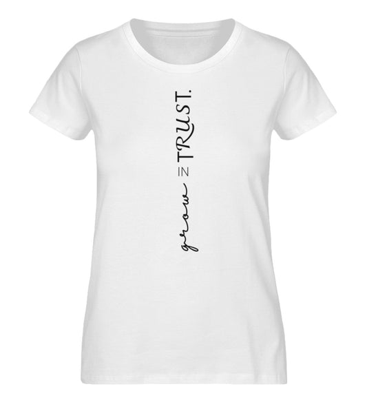 grow in trust - Damen Premium Organic Shirt