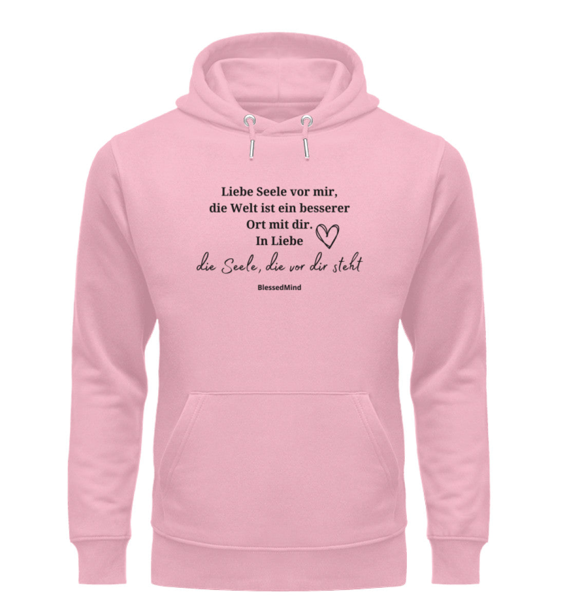 Liebe Seele vor mir... - Unisex Organic Hoodie