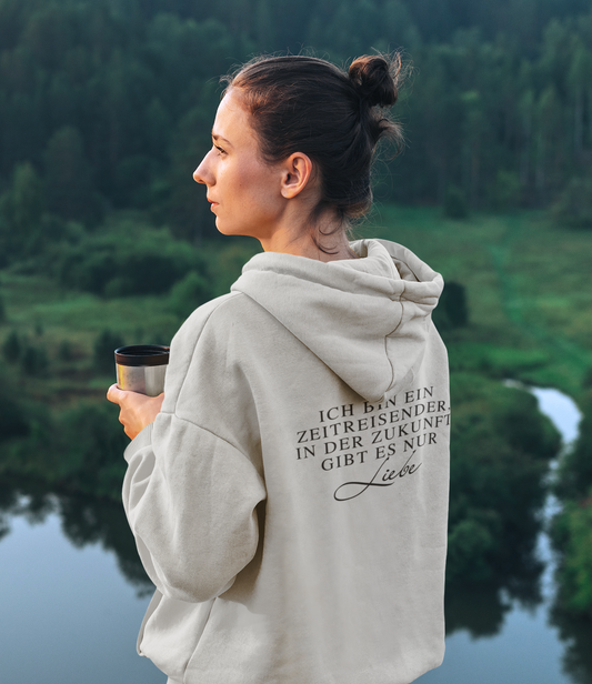 Zeitreisender / Back - Unisex Organic Hoodie