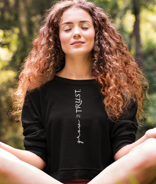 grow in trust - Unisex Organic Sweatshirt
