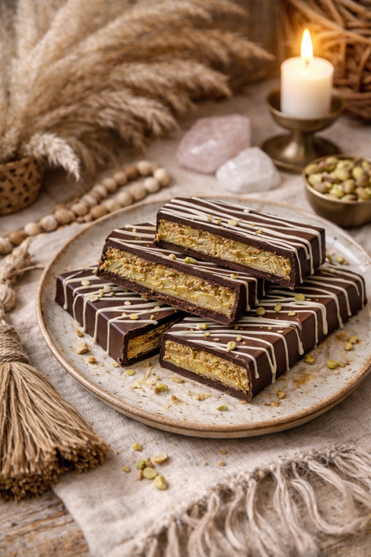 Vegane Dubai-Schokolade – bewusst & zuckerfrei