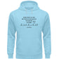 Liebe Seele vor mir...  - Unisex Organic Hoodie