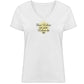 Das Leben ist zum Leben da - ENA  - Damen Premium Organic V-Neck T-Shirt ST/ST