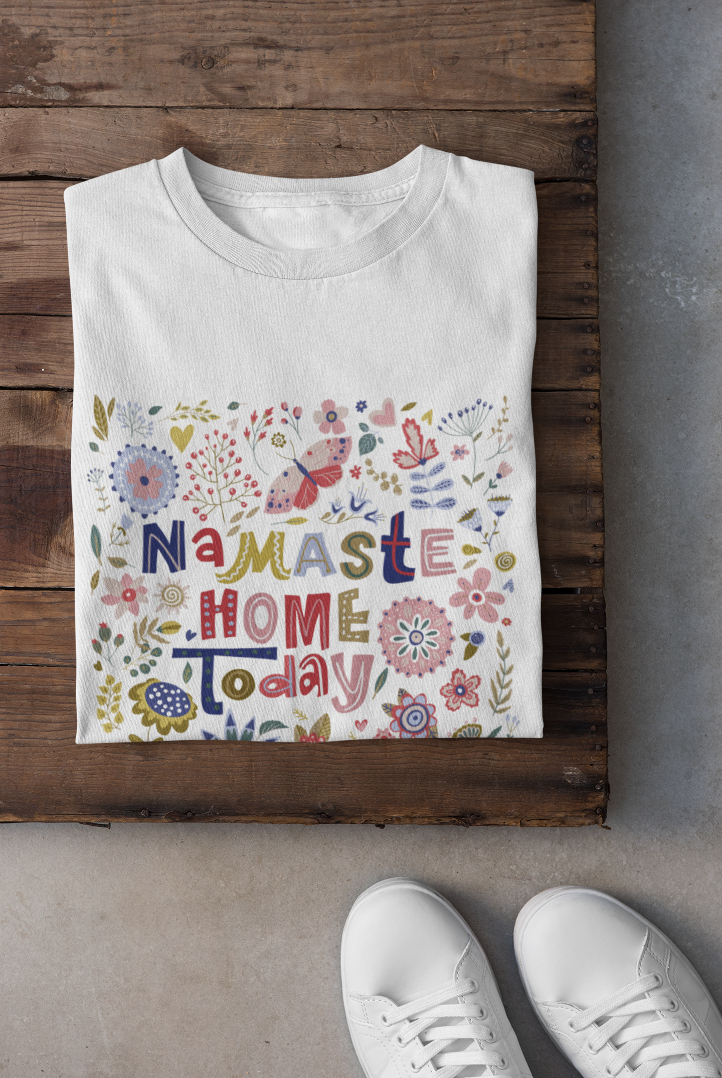 Namaste home today  - Organic Relaxed Shirt ST/ST