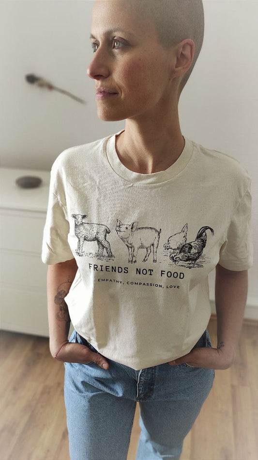 Friends not food  - Organic Relaxed Shirt ST/ST
