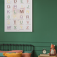 ABC Affirmationen Fuchs Leinwand mit Keilrahmen -